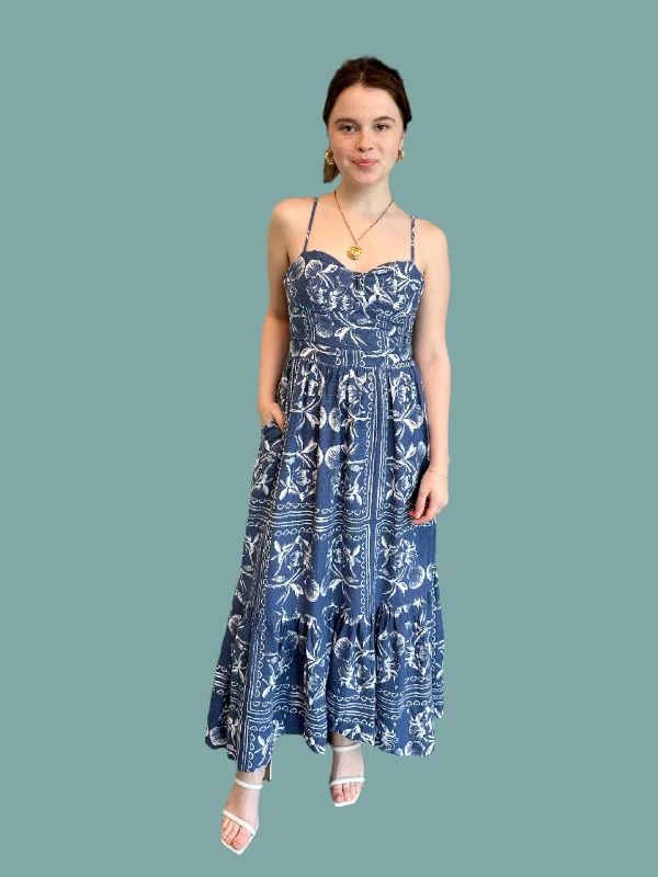 Women's Resort Garments Chic Casual Style Oaklynn Maxi Dress