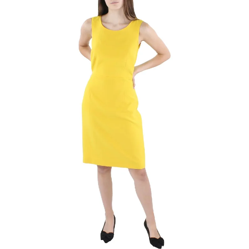 Women's Elegant Outfit Limited Time Deal Le Suit Womens Sleeveless Knee-Length Shift Dress