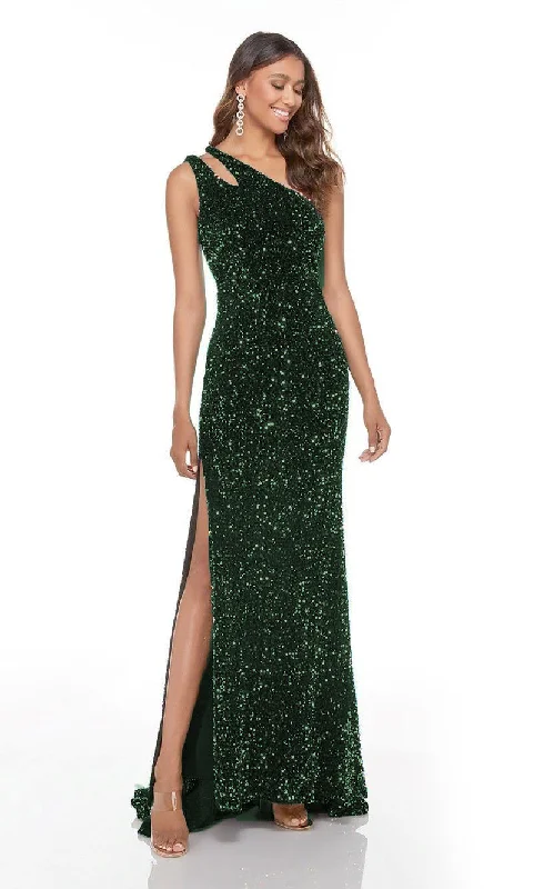 Women's Comfy Attire For Lounging Boho - Chic Festival - Ready Style 4 - ssb green sequin one shoulder cutout gown