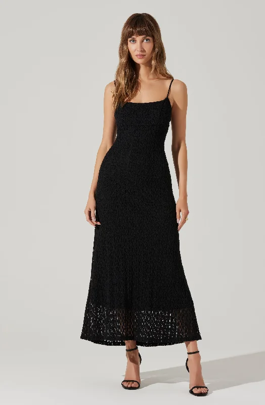 Women's Seasonal Apparel Hot Picks Renaisse Textured Maxi Dress