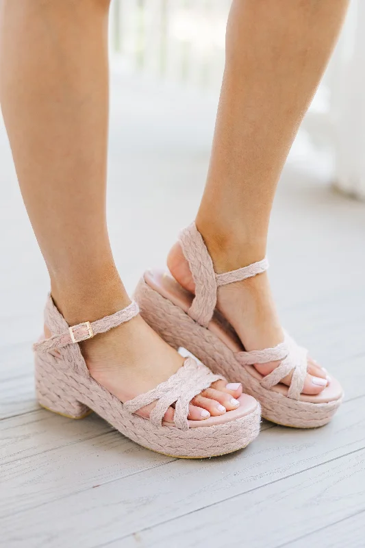 Sustainable Fashion Clothing For Women Big Savings On Minimalist Office Styles Matisse: Everyone's Watching Blush Pink Espadrille Platform Sandals