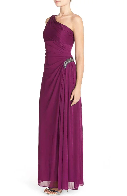 Women's Trendy Attire Graceful Movement 14 - alex evenings one shoulder ruched gown