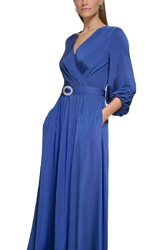 Women's Trendy Casual Clothes Limited Time Offer 8 - eliza j cobalt blue belted gown