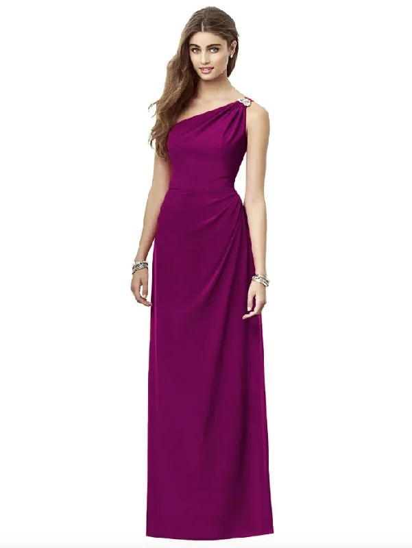 Chic Women's Attire Fashion Forward Style 12 - after six magenta one shoulder gown