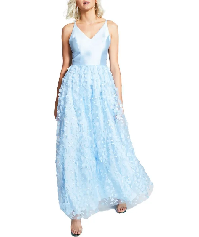 Women's Active Clothing Casual Chic 13 - bcx light blue applique ball gown