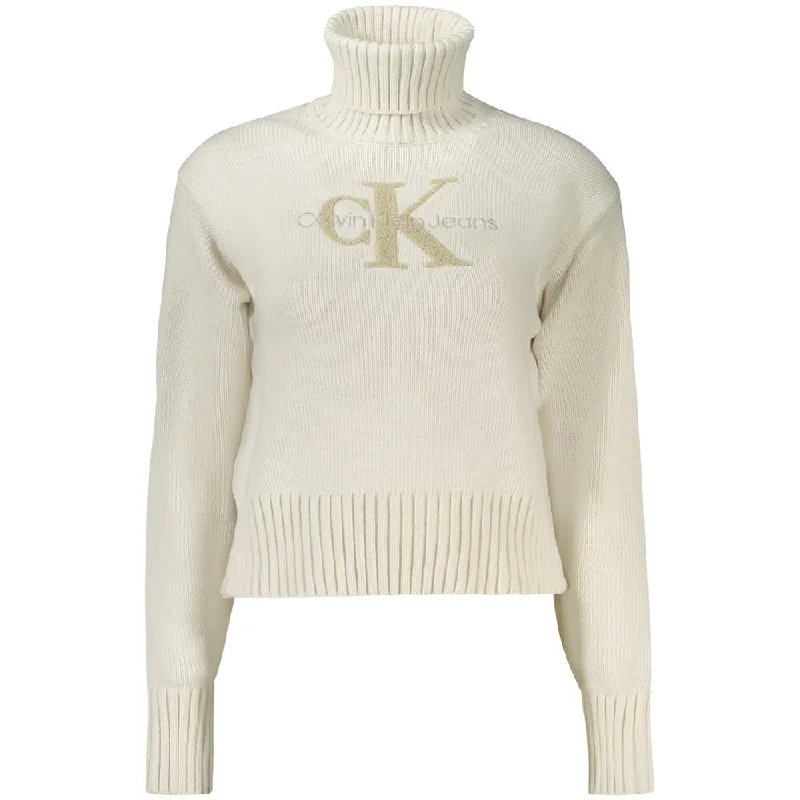 Women's Stylish Casual Garments Bid Farewell To The Old Season Calvin Klein Cotton Women's Sweater