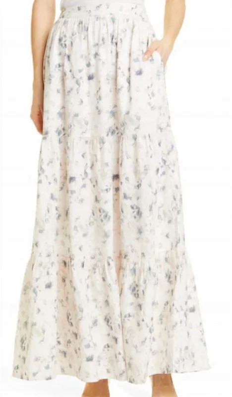 Timeless Women's Clothing Trend Alert Nori Skirt In Aegean Floral