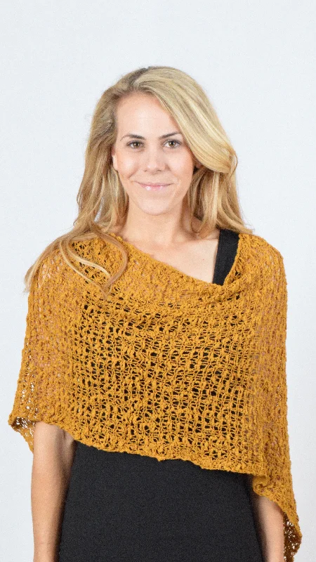 Women's High-Fashion Apparel Classic Charm CROCHET PONCHO