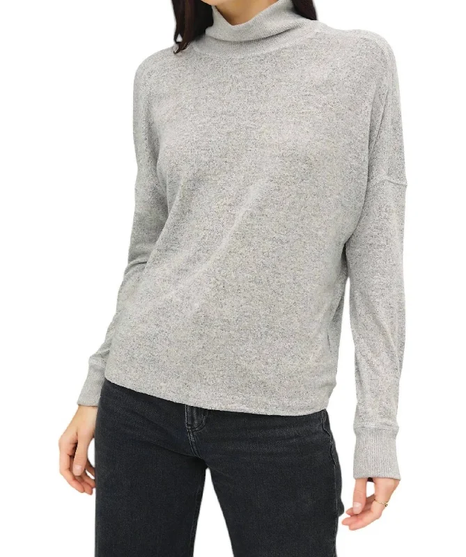 Formal Garments For Women Rustic Countryside Charm Look Comfort For Day Sweater In Heather Gray