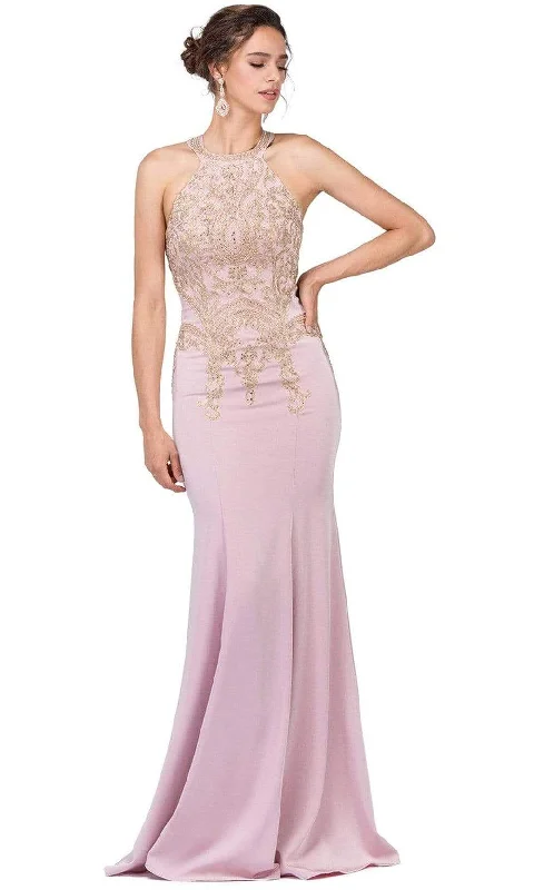 Formal Attire For Women Daily Deals Dancing Queen 2457 - Sleeveless Trumpet Prom Dress