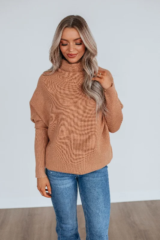 Women's Luxury Apparel Fashion-Forward Gretchen Dolman Sweater - Toast