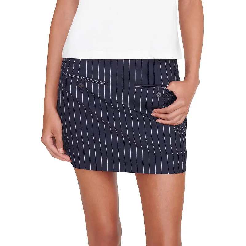 Women's Clothes Casual Weekend Relaxed Style Womens Faux Pockets Mini Mini Skirt