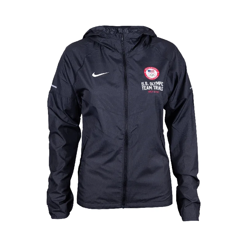 Women's Floral Print Outfit Style Upgrade Nike USATF Women's 2024 U.S. Olympic Team Trials Miler Jacket