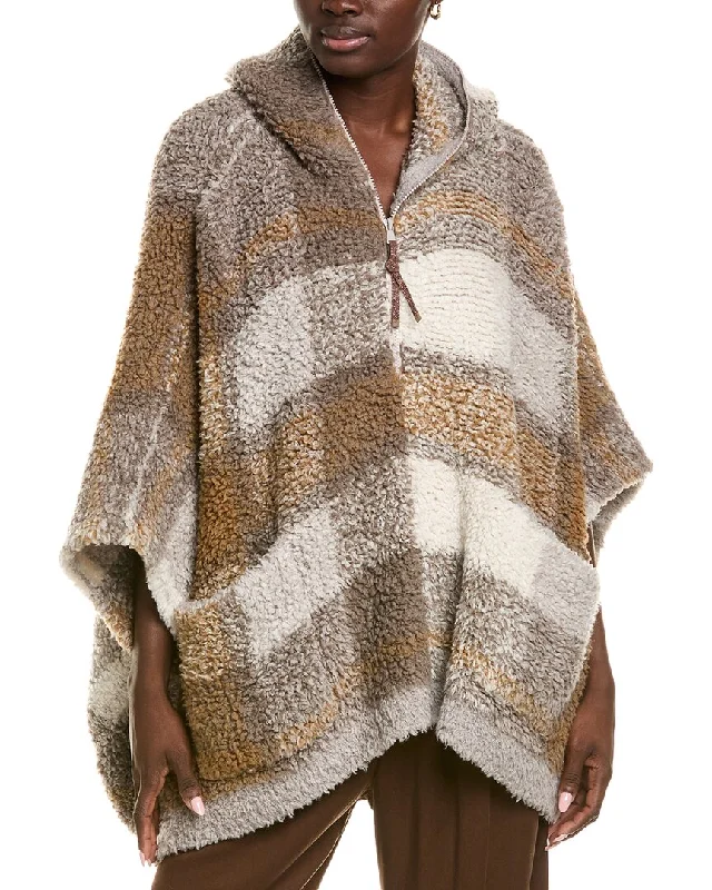 Women's Casual Apparel For Weekends Casual Yet Stylish Separates Brunello Cucinelli Cashmere-Blend Poncho