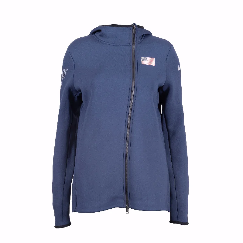 Stylish Women's Attire Latest Trends Nike Official Team USATF Women's Therma Sphere Jacket