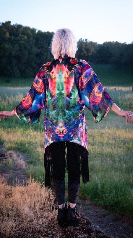 Women's Sporty Clothes Limited Stock Johnathan Singer Velvet Kimono - Gangelic