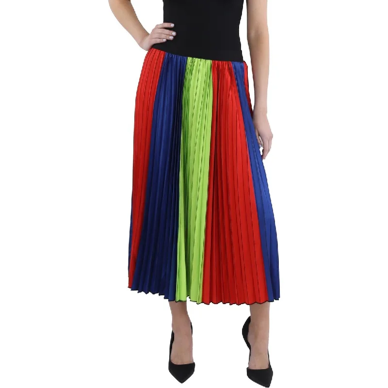 Women's Clothing For Outdoor Events Chic Trends Unveiled Womens Pleated Piping Maxi Skirt