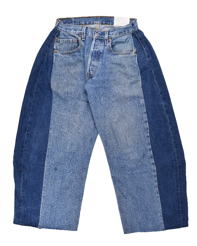 Women's Elegant Clothes Graceful Cut B Sides Vintage Denim Lasso Jean